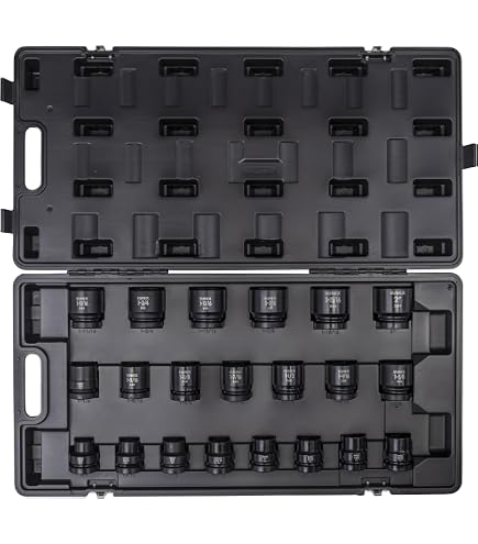 SOMABITE ブラックシリーズ　6点セット SUNEX TOOLS 5693 1-Inch Drive SAE Deep Impact Socket Set, 21 piece
